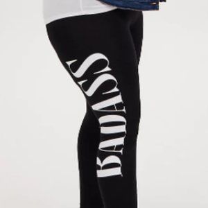 Torrid "Badass" Black leggings